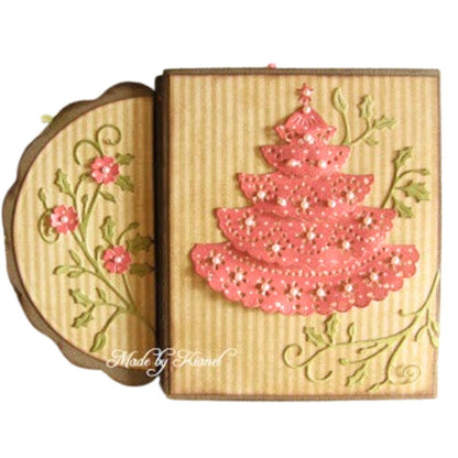 O Tannenbaum X-Mas Tree Die / Suaje de Corte de árbol de Navidad Exótico Dados de Corte / Suajes / Troqueles Cheery Lynn Designs