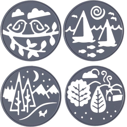 Outdoors Circles Die Cut / Suaje Naturaleza Dados de Corte / Suajes / Troqueles Darice