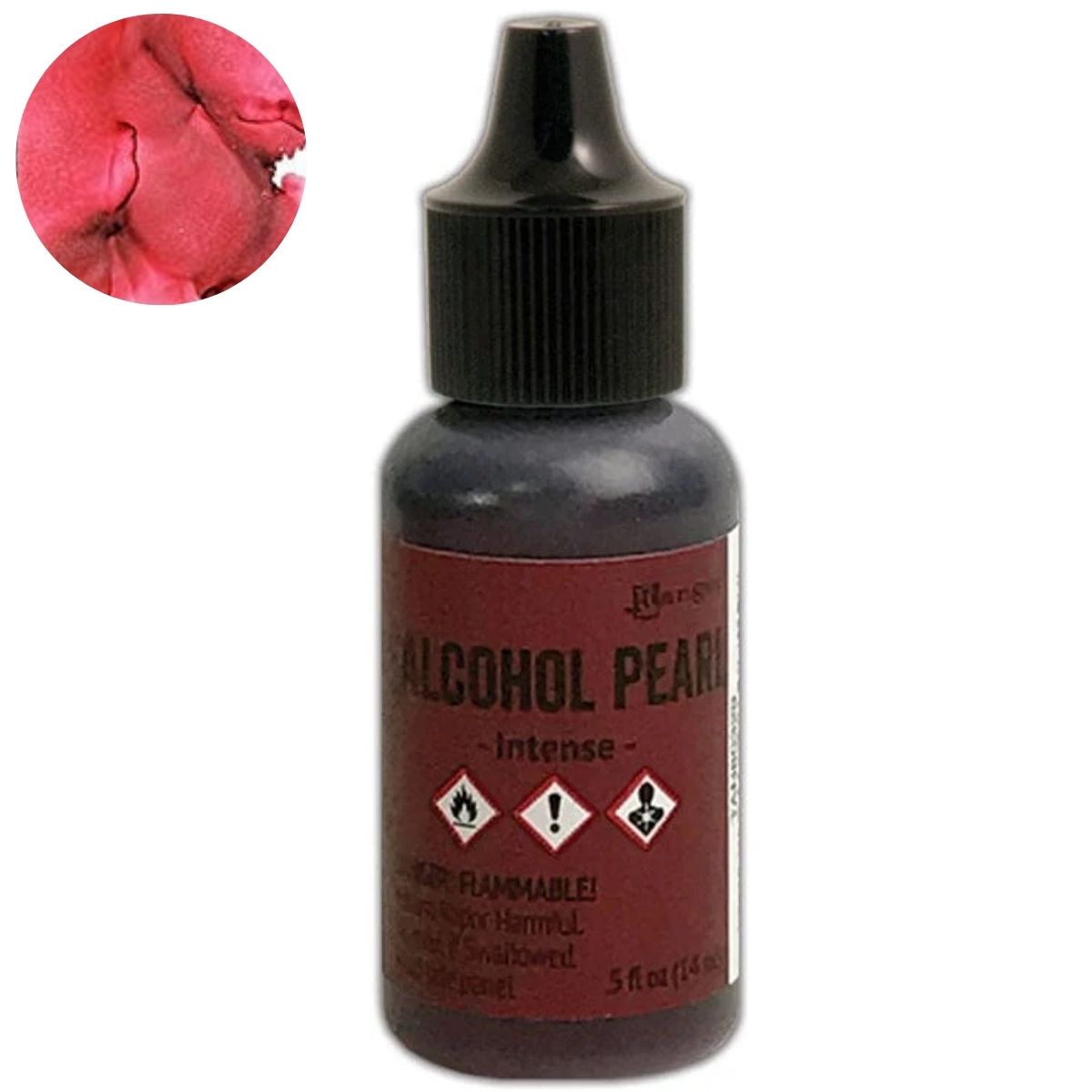 Tim Holtz Alcohol Pearls Intense / Tinta al Alcohol Aperlada Rojo Intenso Tintas al Alcohol Ranger