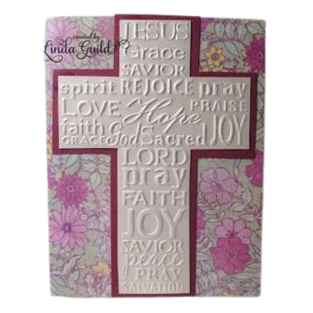 Embossing Cross With Script / Folder de Grabado Cruz Folders de Grabado Darice