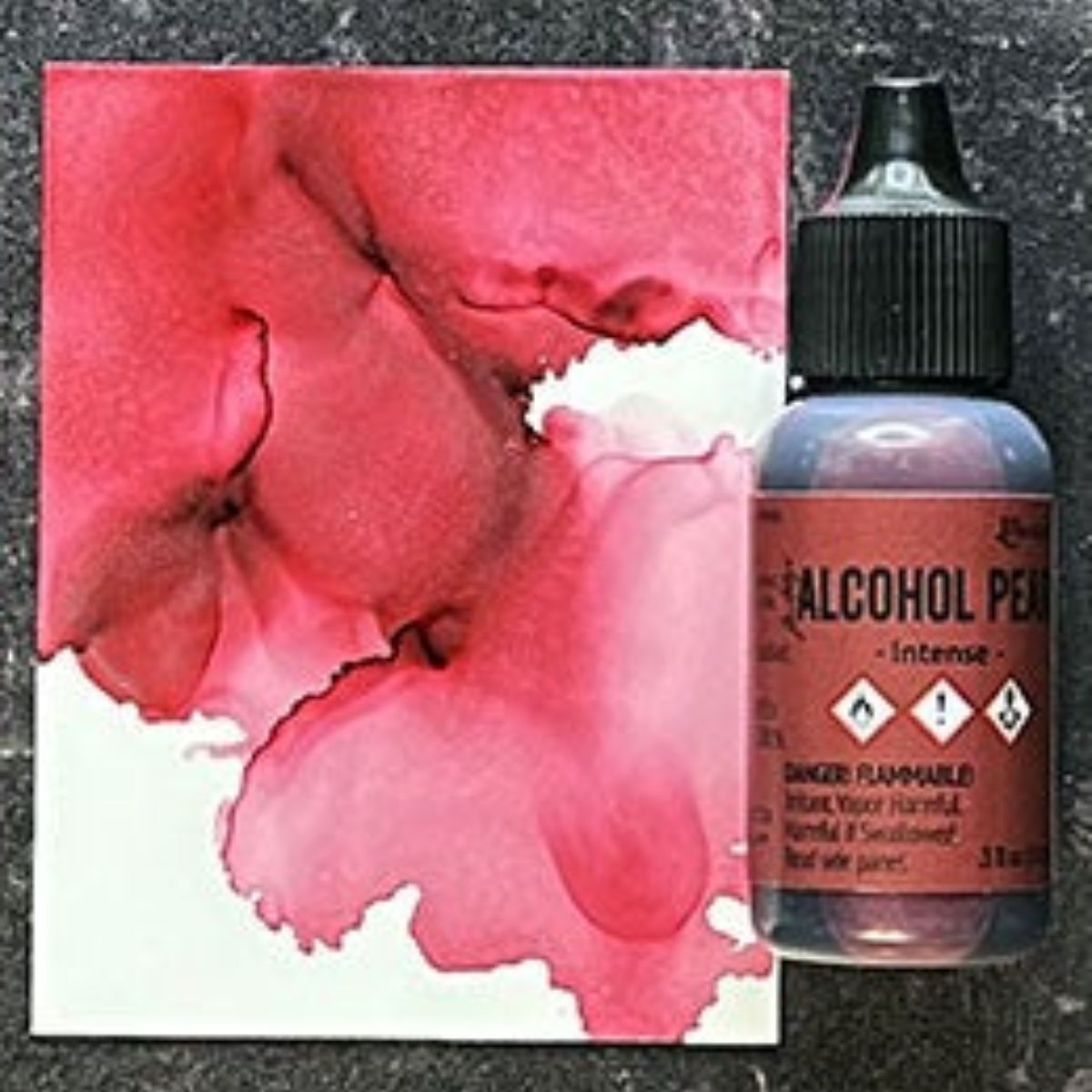 Tim Holtz Alcohol Pearls Intense / Tinta al Alcohol Aperlada Rojo Intenso Tintas al Alcohol Ranger