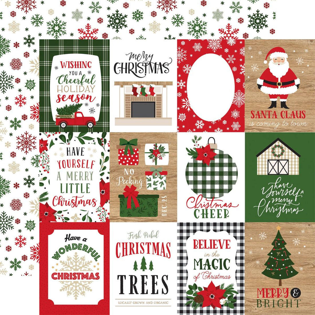 Jingle All The Way Collection Kit 12&quot; / Colección Navidad Papel Echo Park