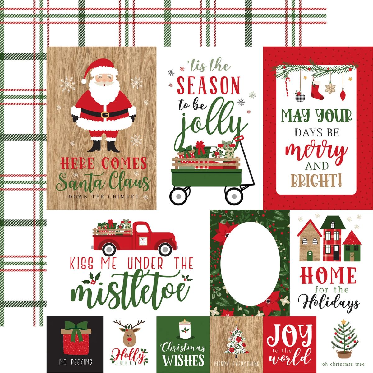 Jingle All The Way Collection Kit 12&quot; / Colección Navidad Papel Echo Park