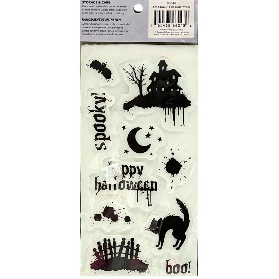 Sellos de Goma Cling Terror / Halloween Sellos Cloud9