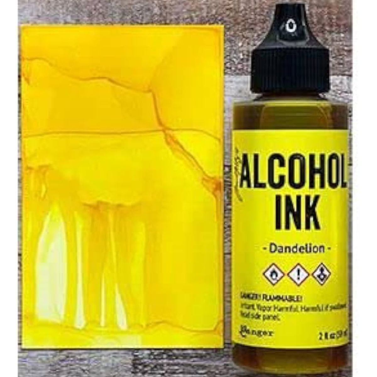 Tim Holtz Alcohol Ink Dandelion / Tinta al Alcohol Amarillo Tintas al Alcohol Ranger