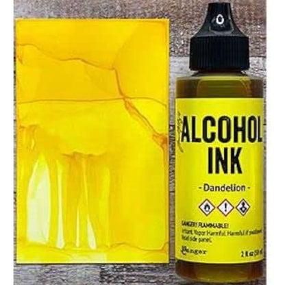 Tim Holtz Alcohol Ink Dandelion / Tinta al Alcohol Amarillo Tintas al Alcohol Ranger