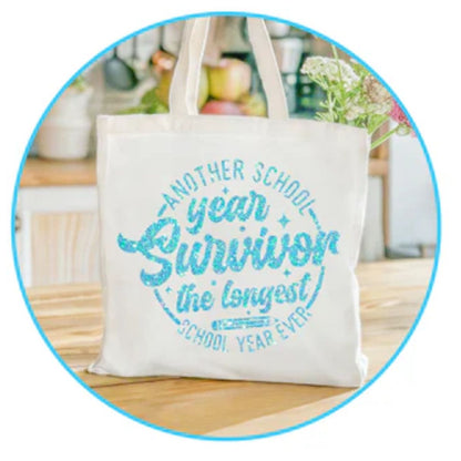 Fancy Glitter HTV Elsa Blue / Vinil Termoadhesivo Diamantina Elegante Azul Viniles Teckwrap