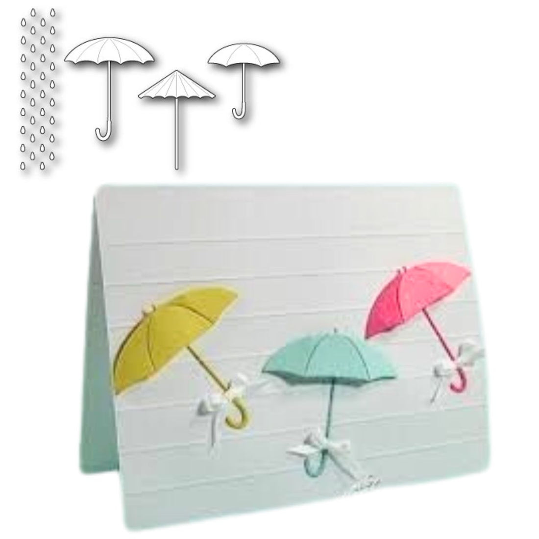 suaje de Corte de Sombrilla / Come Rain Or Shine Dados de Corte / Suajes / Troqueles Memory Box