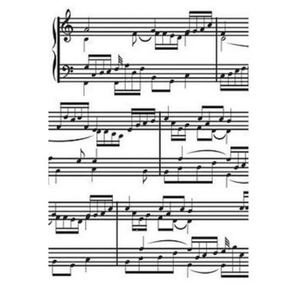 Embossing Sheet Music / Folder de Grabado Partitura Folders de Grabado Darice