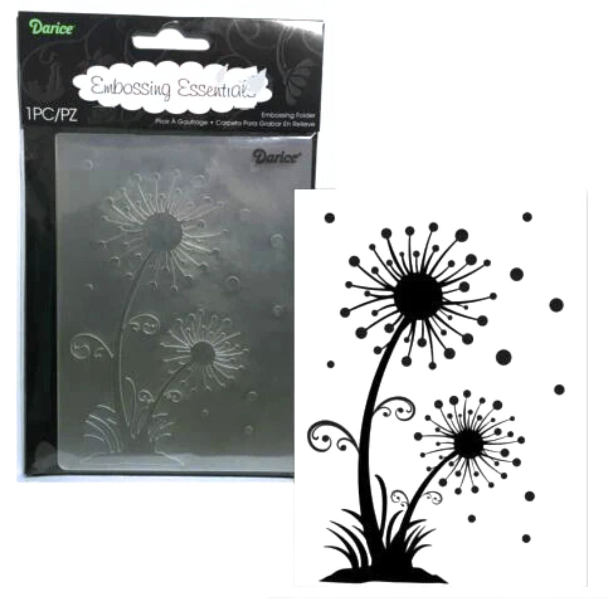 Embossing Dandelions / Folder de Grabado Diente de León Folders de Grabado Darice