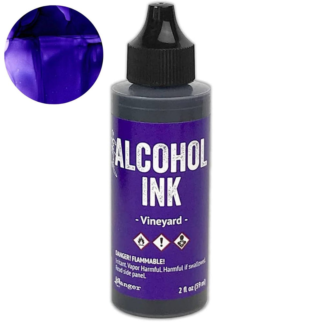 Tim Holtz Alcohol Ink Vineyard / Tinta al Alcohol Morado Tintas al Alcohol Ranger