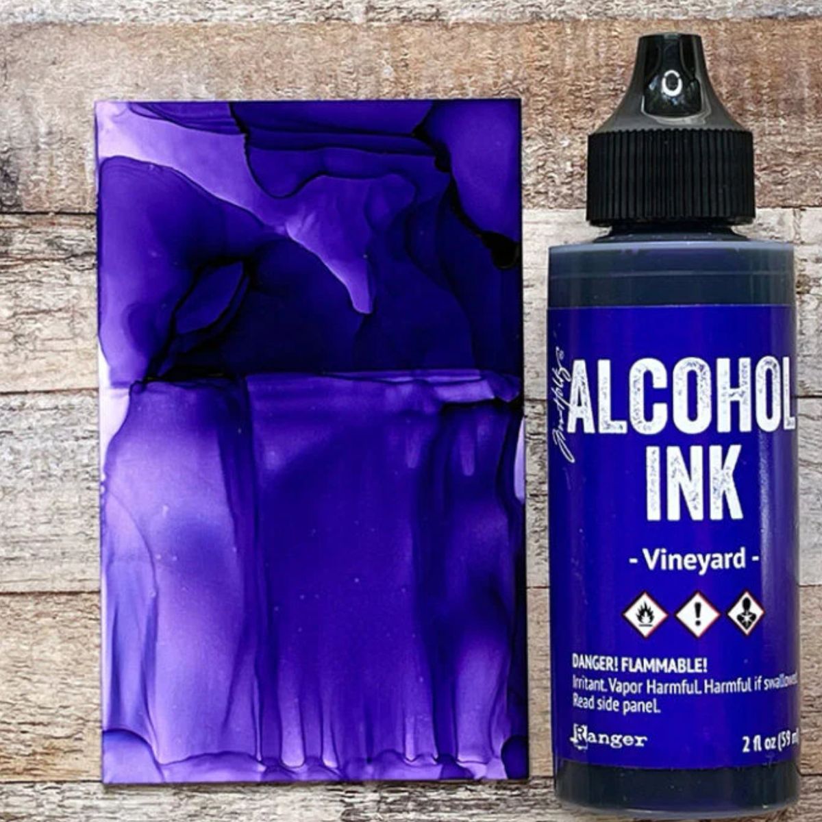 Tim Holtz Alcohol Ink Vineyard / Tinta al Alcohol Morado Tintas al Alcohol Ranger