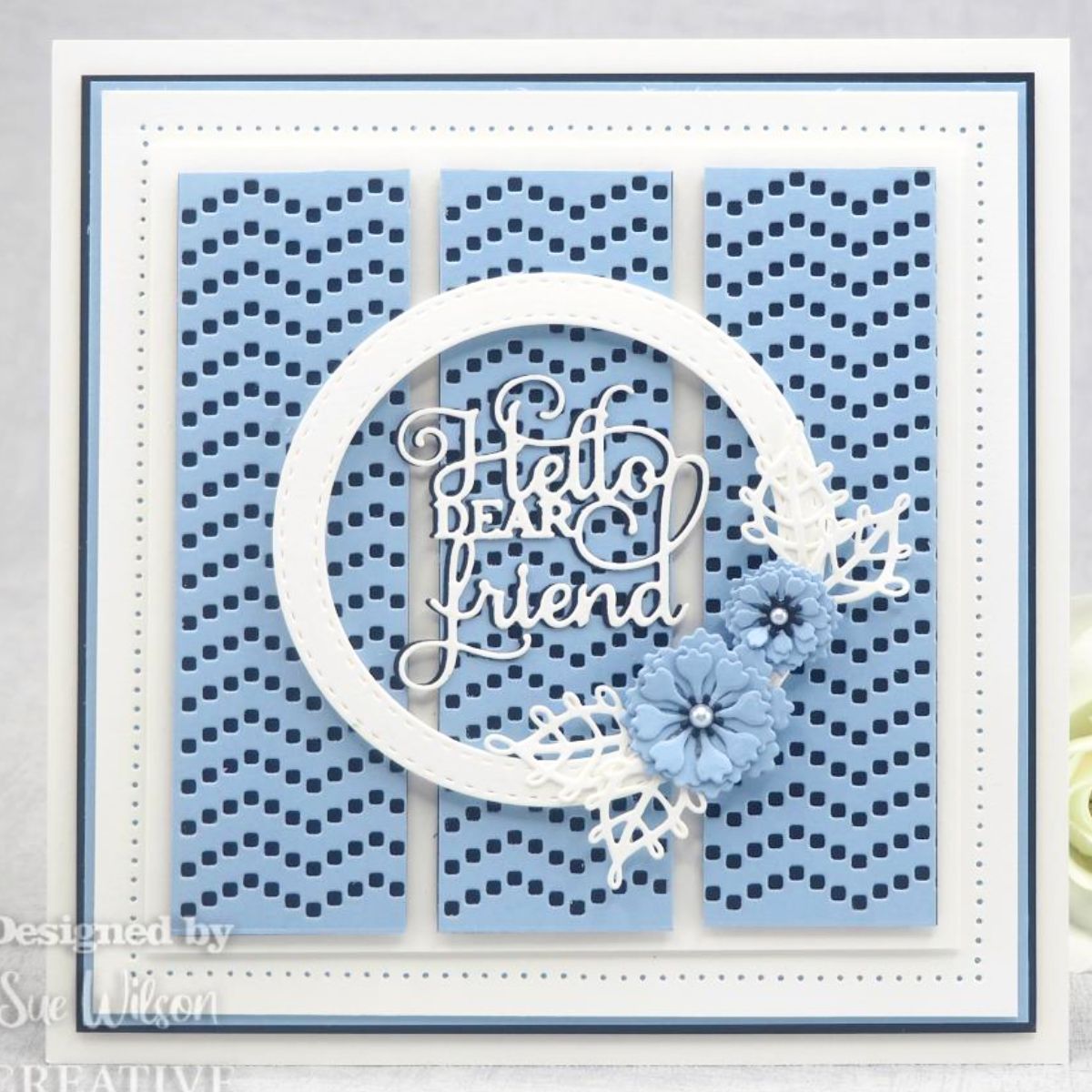 Ric Rac Ribbon DIe / Suaje de Zig Zag Cuadriculado Dados de Corte / Suajes / Troqueles Creative Expressions