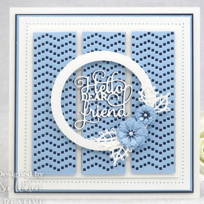 Ric Rac Ribbon DIe / Suaje de Zig Zag Cuadriculado Dados de Corte / Suajes / Troqueles Creative Expressions