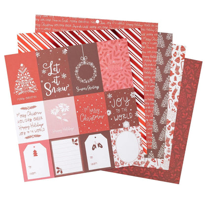 Holiday Cheer 12&quot; / Block de Papel Navideño Papel DCWV