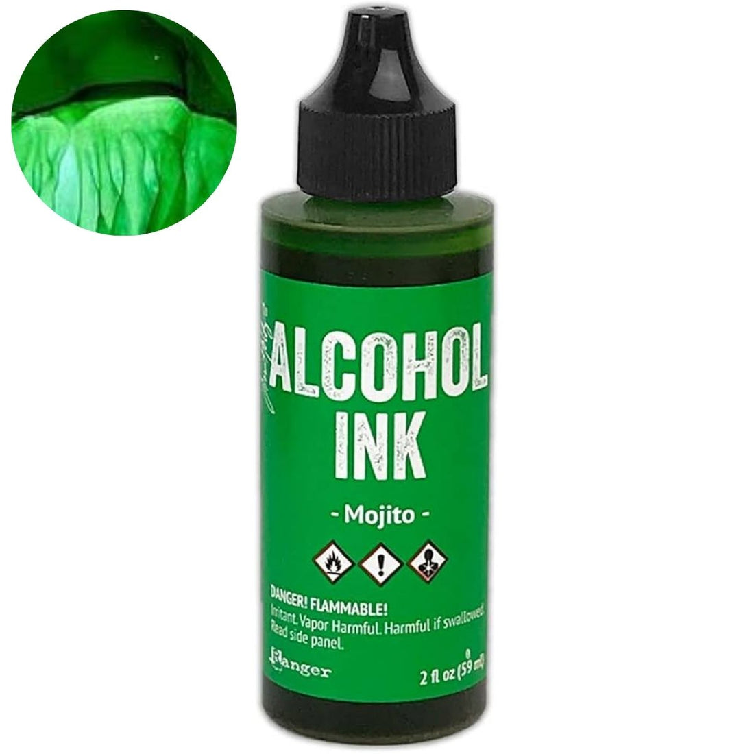 Tim Holtz Alcohol Ink Mojito / Tinta al Alcohol Verde Tintas al Alcohol Ranger