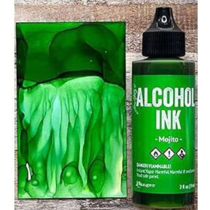 Tim Holtz Alcohol Ink Mojito / Tinta al Alcohol Verde Tintas al Alcohol Ranger