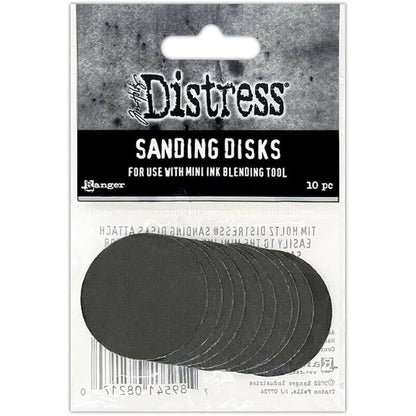 Tim Holtz Distress Sanding Disks /  Discos para Envejecer Lijar Papel Herramientas Tim Holtz - Ranger