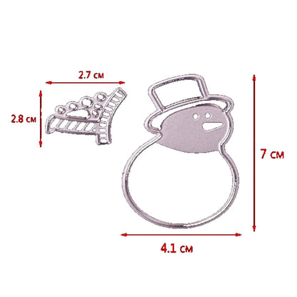 Suaje de Muñeco de Nieve Dados de Corte / Suajes / Troqueles Hobbees