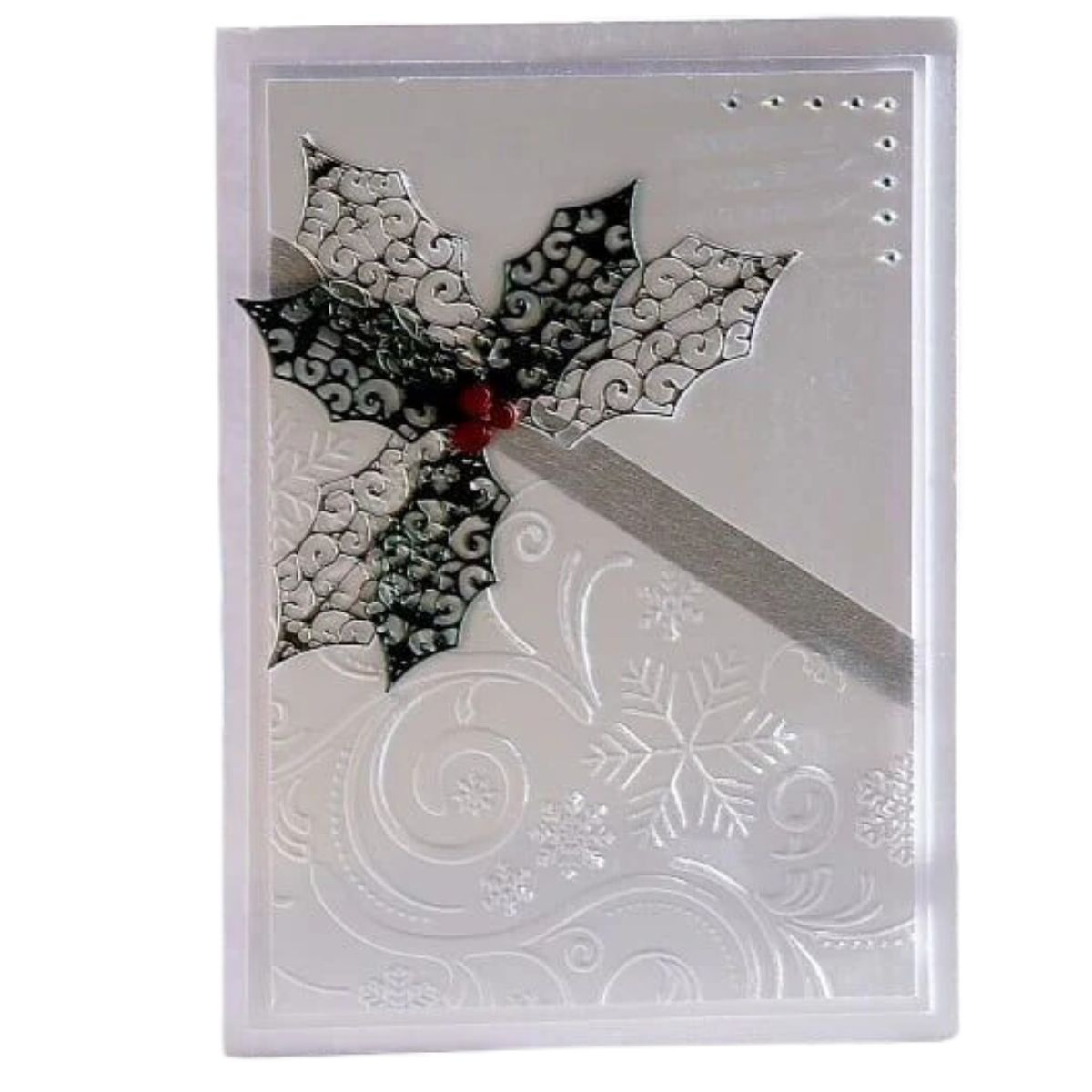 Flourishing Flakes Embossing Folder / Folder de Grabado de Copos de Nieve Folders de Grabado Crafter&