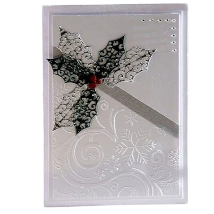Flourishing Flakes Embossing Folder / Folder de Grabado de Copos de Nieve Folders de Grabado Crafter&