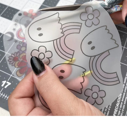 Super Sanded Shrink Film / 6 Hojas Película Encogible Súper Lijado Acetato y Especializados Grafix