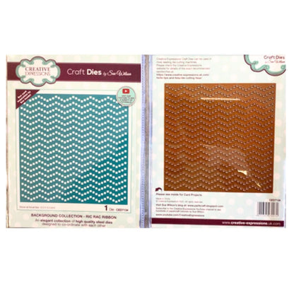 Ric Rac Ribbon DIe / Suaje de Zig Zag Cuadriculado Dados de Corte / Suajes / Troqueles Creative Expressions