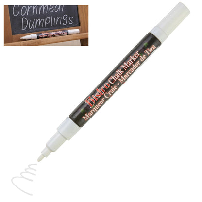 Bistro Chalk Marker Fine Point White / Marcador Blanco para Pizarrón Colores y Plumones Marvy Uchida