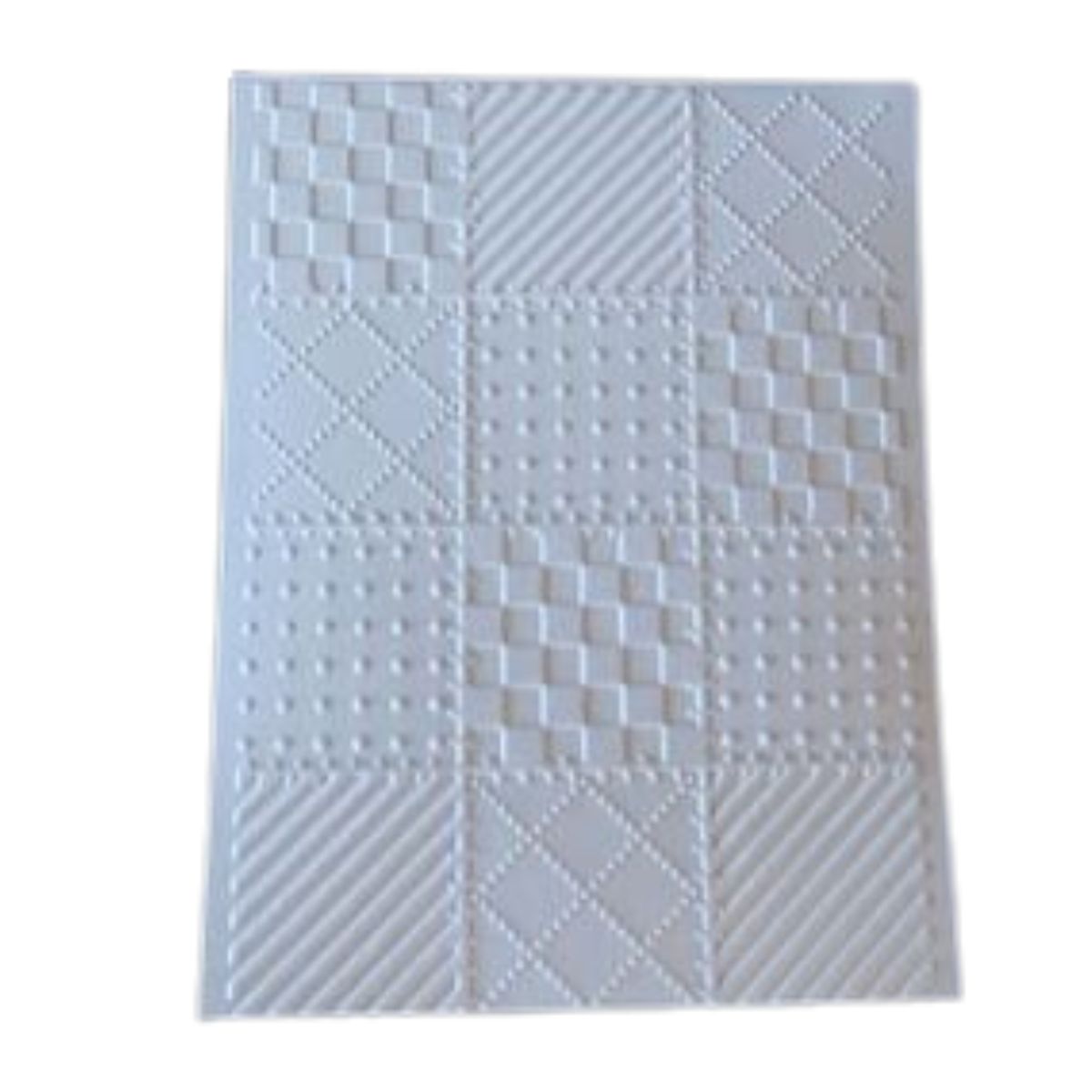 Quilt Blogs Embossing / Folder de Grabado de Cuadrados Folders de Grabado Darice