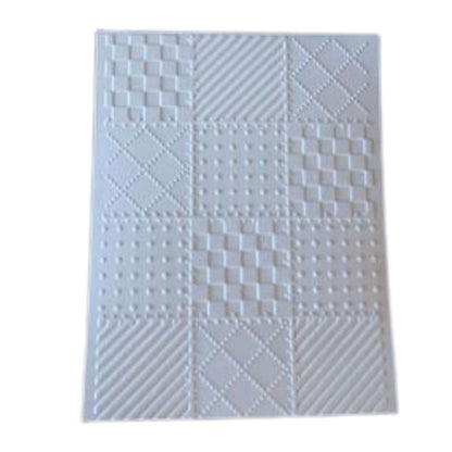 Quilt Blogs Embossing / Folder de Grabado de Cuadrados Folders de Grabado Darice