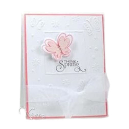 Embossing Folder Butterfly Frame / Folder de Grabado Marco con Mariposas Folders de Grabado Darice