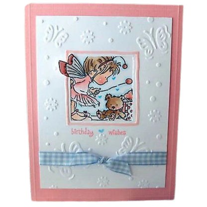 Embossing Folder Butterfly Frame / Folder de Grabado Marco con Mariposas Folders de Grabado Darice