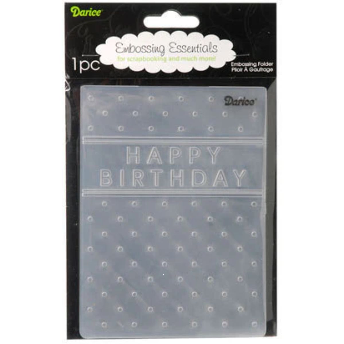 Embossing Happy Birthday / Folder de Grabado Happy Birthday Folders de Grabado Darice