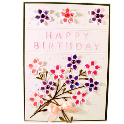 Embossing Happy Birthday / Folder de Grabado Happy Birthday Folders de Grabado Darice