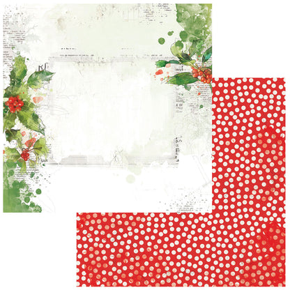 Christmas Spectacular Cardstock 12&quot; / Block de Cartulina Navideña Doble Cara Papel 49 and Market