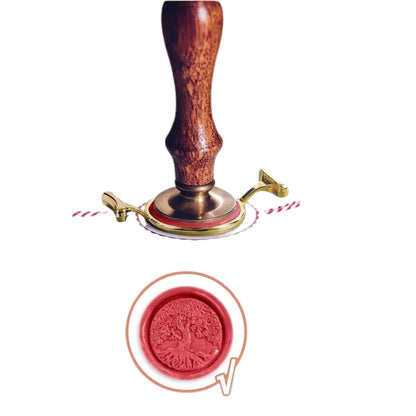 Molde de Metal Redondo para Sellos de Lacre Sellos Hobbees