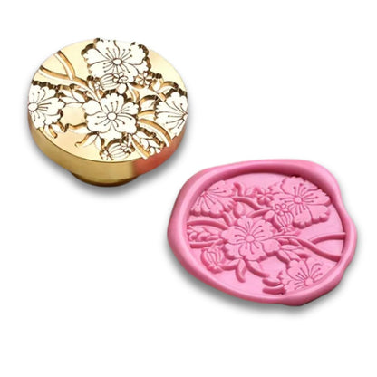 Sello de Metal para Lacre Cherry Blossom Sellos Hobbees