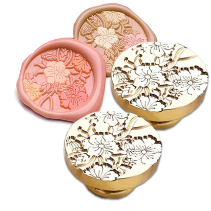 Sello de Metal para Lacre Cherry Blossom Sellos Hobbees