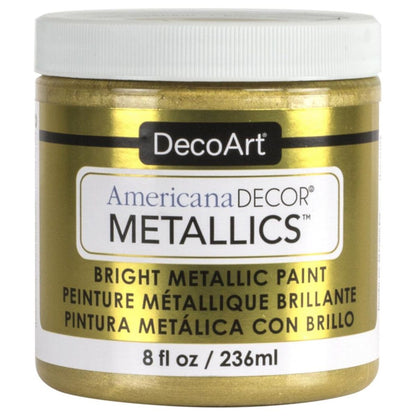 Americana Decor Metallics Soft Gold / Pintura Acrílica Metálica Oro Suave Pintura DecoArt