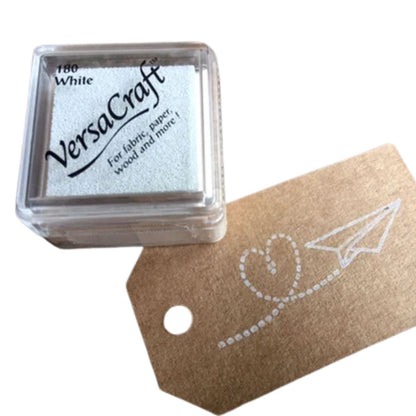 VersaCraft Mini Ink Pad White / Mini Cojín de Tinta Blanco Tintas TSUKINEKO