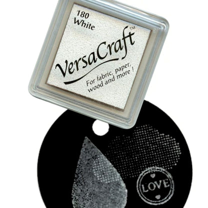 VersaCraft Mini Ink Pad White / Mini Cojín de Tinta Blanco Tintas TSUKINEKO