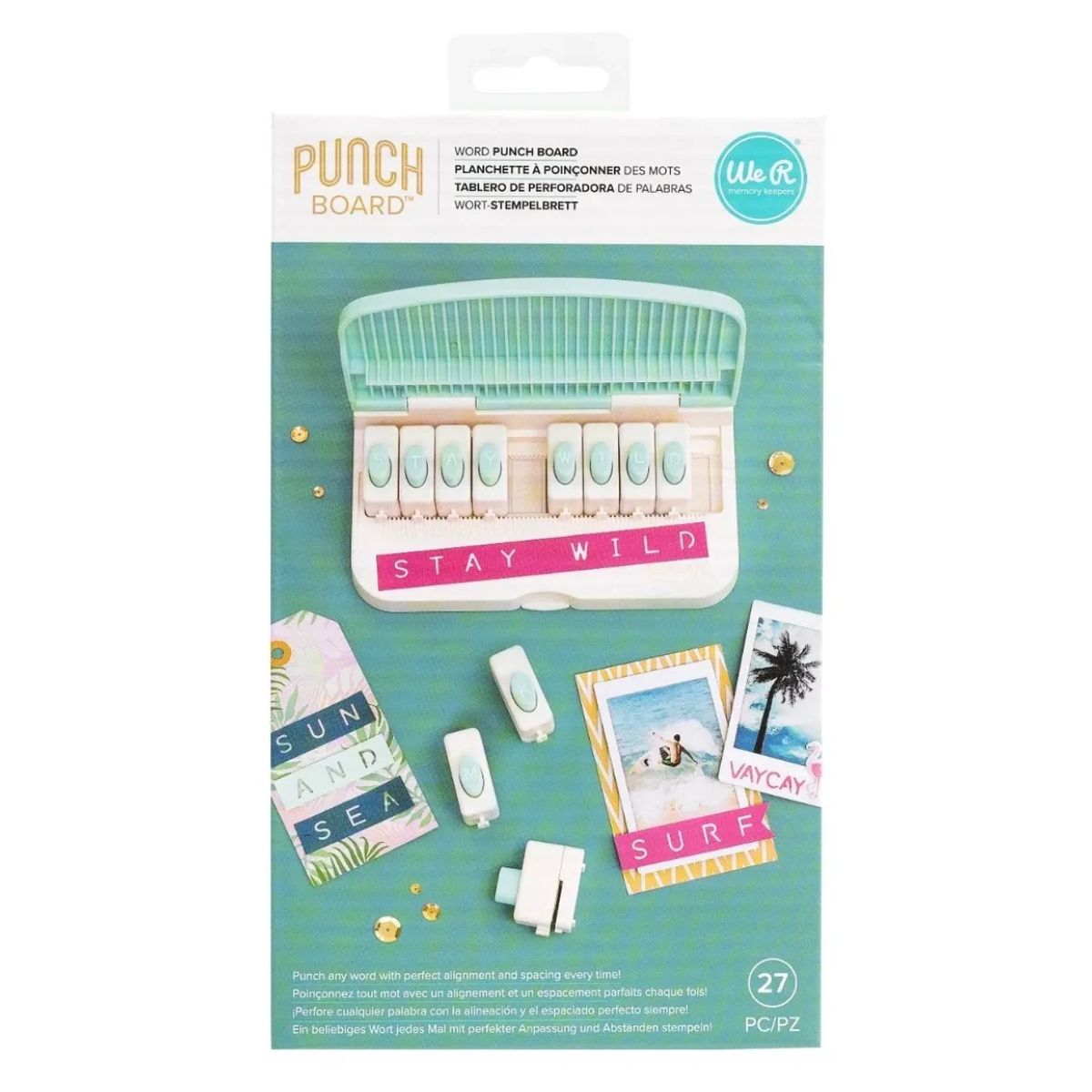 Word Punch Board / Perforadora Para Palabras Herramientas para Planners y Journals We R Memory Keepers