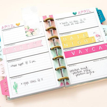 Word Punch Board / Perforadora Para Palabras Herramientas para Planners y Journals We R Memory Keepers