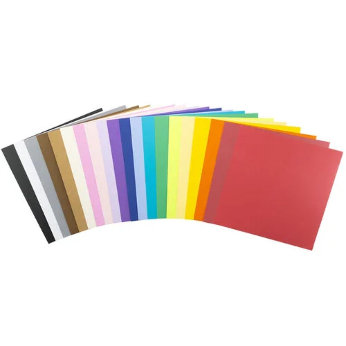 Kaleidoscope Cardstock 12" / 100 Hojas Cartulina Premium 20 Colores 176gm Papel Harmony Paper