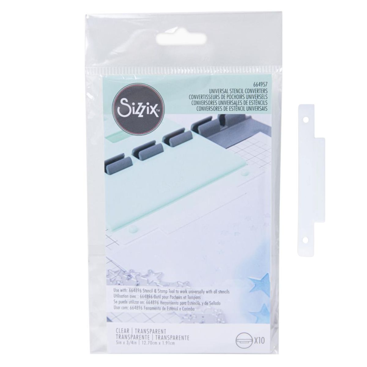 Universal Stencil Converters /10 Convertidores Universales para Plantillas Herramientas Sizzix
