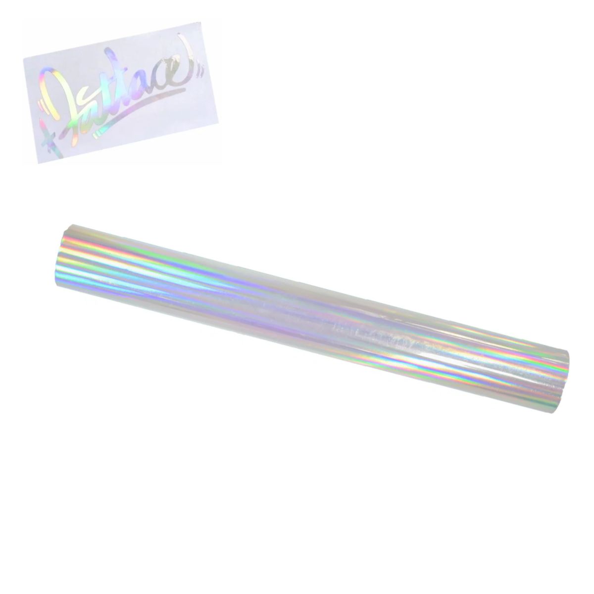 Rollo de Foil para Tinta Toner Plata Holográfica Foil Hobbees