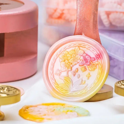 Sello de Metal para Lacre Orquídeas Sellos Hobbees