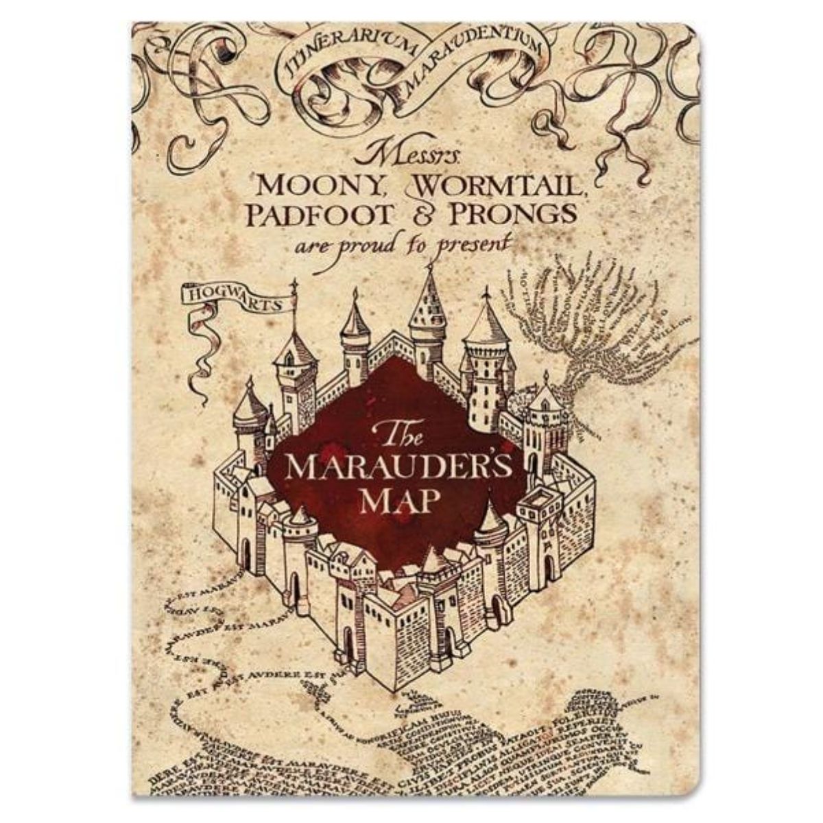 Harry Potter Marauders Map Journal / Planificador de Harry Potter Agendas y Journals Paper House