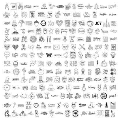 Foil Quill Holiday USB Art / USB con Diseños para Foil Quill Accesorios We R Memory Keepers