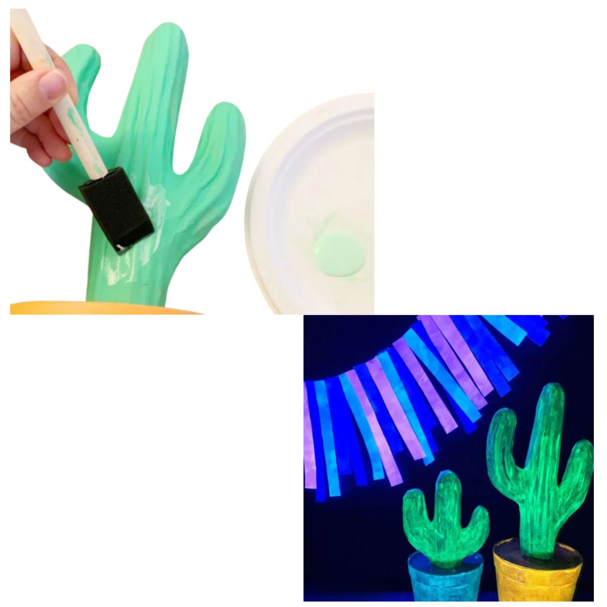 Glow In The Dark Paint Green / Pintura Brilla en la Oscuridad Verde Acrìlicos DecoArt